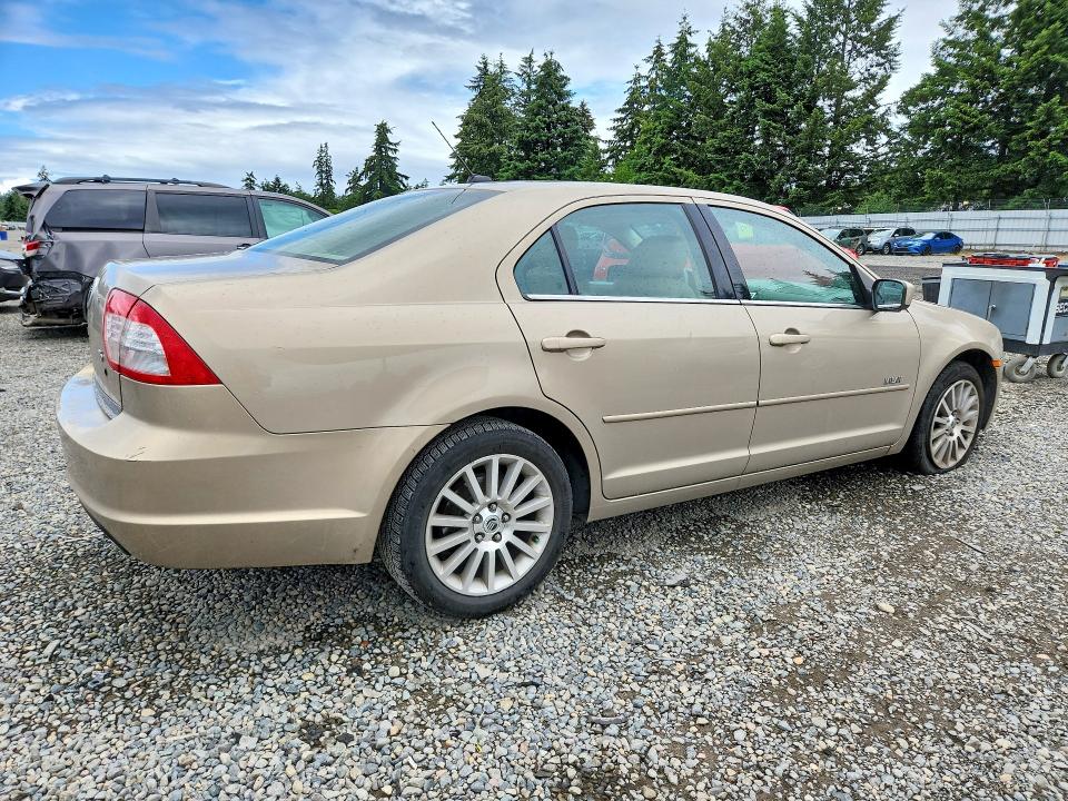 2008 Mercury Milan VIN 3MEHM08168R655942 COPART salvage auction — FRONT END, WA - BILL OF SALE, sold $150 on 2026-07-24 (photo 3)