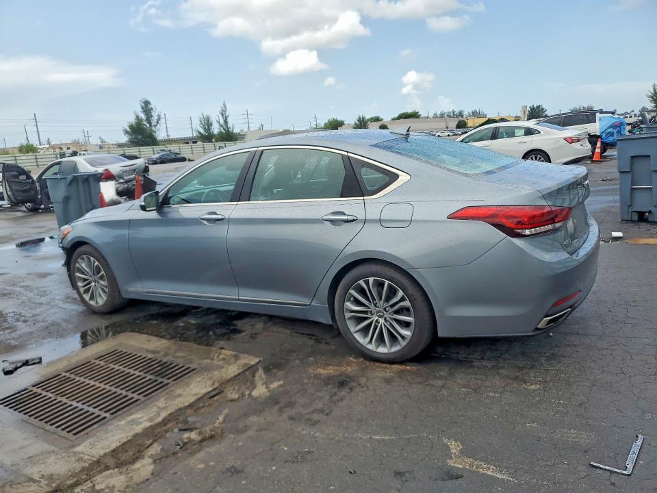2017 Genesis G80 VIN KMHGN4JE9HU168477 COPART salvage auction — FRONT END, Fl - Certificate Of Destruction, sold $2,600 on 2026-07-13 (photo 2)