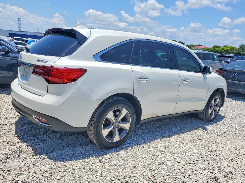 2016 Acura VIN 5FRYD3H25GB016204 COPART salvage auction — FRONT END, Fl - Cert Of Title Slvg Rebuildable, sold $2,350 on 2026-07-02 (photo 3)