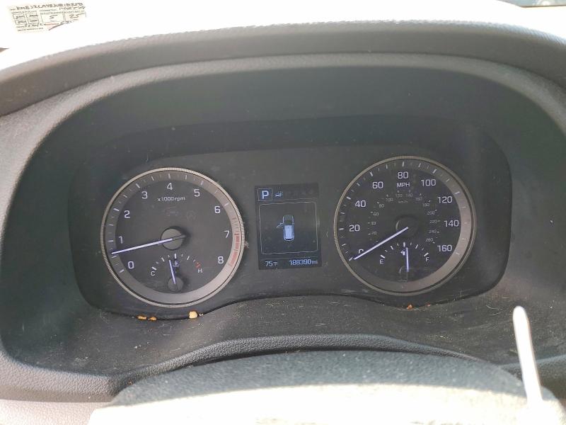2018 Hyundai Tucson VIN KM8J2CA48JU818258 COPART salvage auction — FRONT END, Pa - Certificate Of Salvage, sold $900 on 2026-07-15 (photo 9)