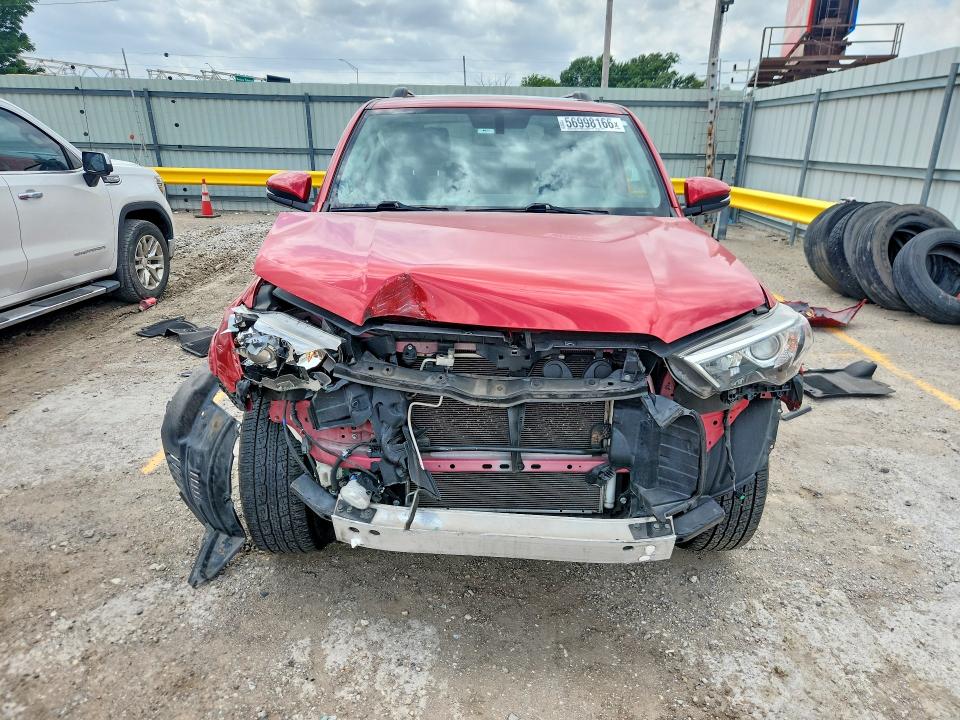2019 Toyota 4runner VIN JTEBU5JR5K5632307 COPART salvage auction — FRONT END, Ks - Cert Of Title-Salvage, sold $9,600 on 2026-07-15 (photo 5)
