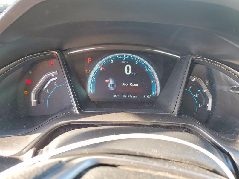 2018 Honda Civic VIN SHHFK7H57JU410082 COPART salvage auction — FRONT END, Ca - Salvage Certificate, sold $200 on 2026-07-21 (photo 9)