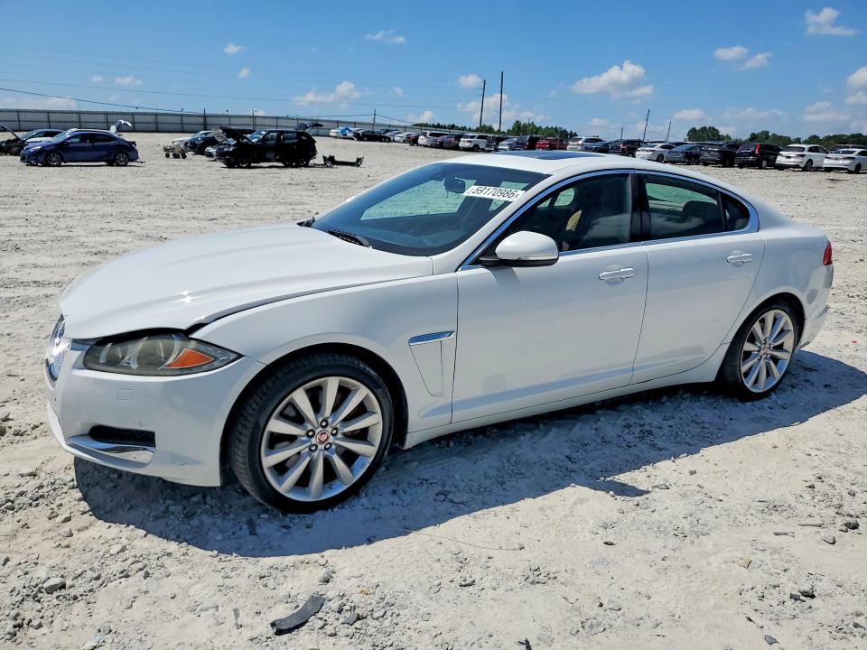 2014 Jaguar Xf VIN SAJWJ0EF8E8U18305 COPART salvage auction — FRONT END, Fl - Cert Of Title Slvg Rebuildable (P), sold $1,850 on 2026-07-29 (photo 1)