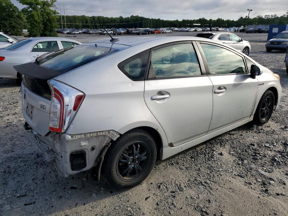 2014 Toyota Prius VIN JTDKN3DU7E0389008 COPART salvage auction — REAR END, Ga - Cert Of Title-Salvage, sold $300 on 2026-07-29 (photo 3)