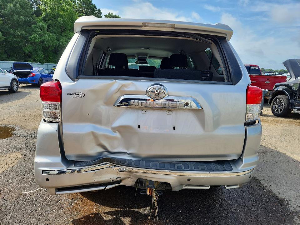 2010 Toyota 4runner VIN JTEZU5JR1A5012972 COPART salvage auction — REAR END, LA - CERT OF TITLE-SALVAGE, sold $6,700 on 2026-07-16 (photo 6)