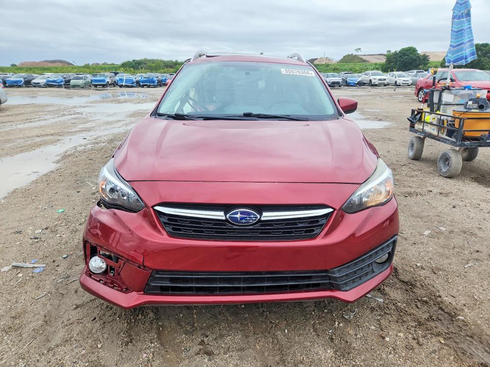2021 Subaru Impreza VIN 4S3GTAD64M3700389 COPART salvage auction — SIDE, FL - CERTIFICATE OF DESTRUCTION, sold $600 on 2026-07-02 (photo 5)