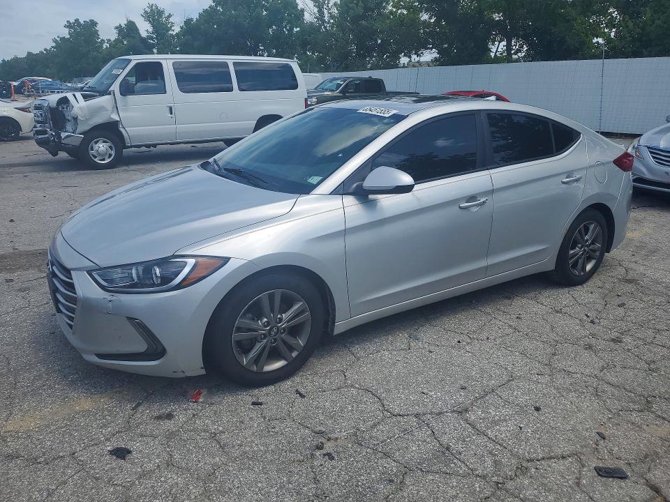 2018 Hyundai Elantra VIN 5NPD84LF0JH402347 COPART salvage auction — MECHANICAL, Mo - Certificate Of Title, sold $1,000 on 2026-07-06 (photo 1)