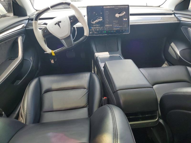 2021 Tesla Model 3 VIN 5YJ3E1EB2MF044720 COPART salvage auction — REAR END, Ca - Salvage Certificate, sold $7,500 on 2026-07-08 (photo 8)