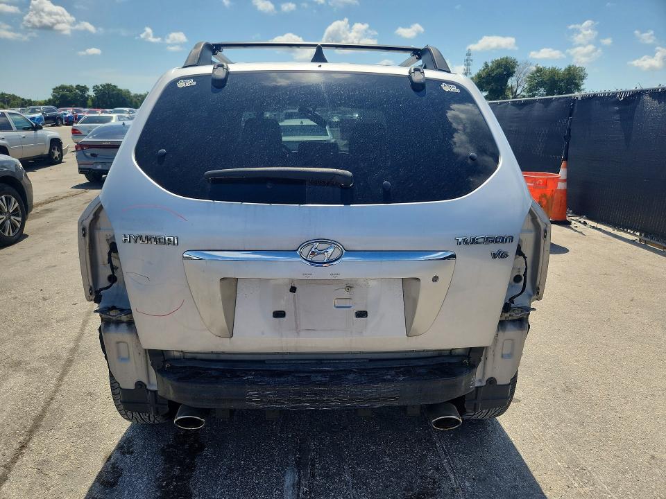 2006 Hyundai Tucson VIN KM8JN12D26U354630 COPART salvage auction — REAR END, Fl - Certificate Of Destruction, sold $900 on 2026-07-02 (photo 6)