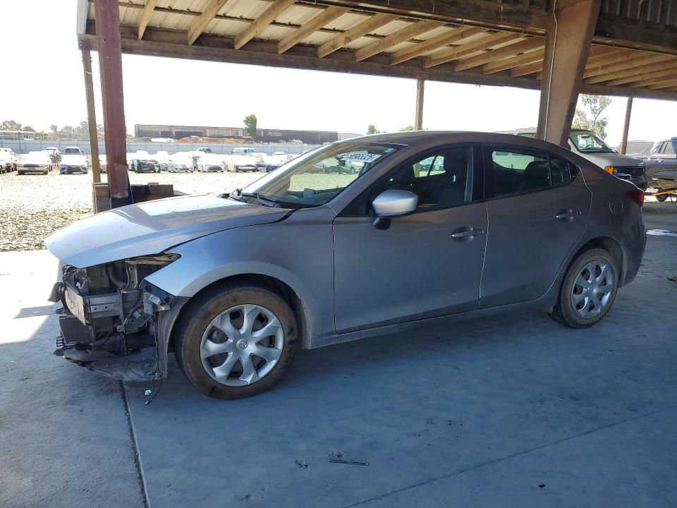 2015 Mazda 3 VIN 3MZBM1U75FM165040 COPART salvage auction — FRONT END, Ca - Salvage Certificate, sold $1,300 on 2026-07-09 (photo 1)