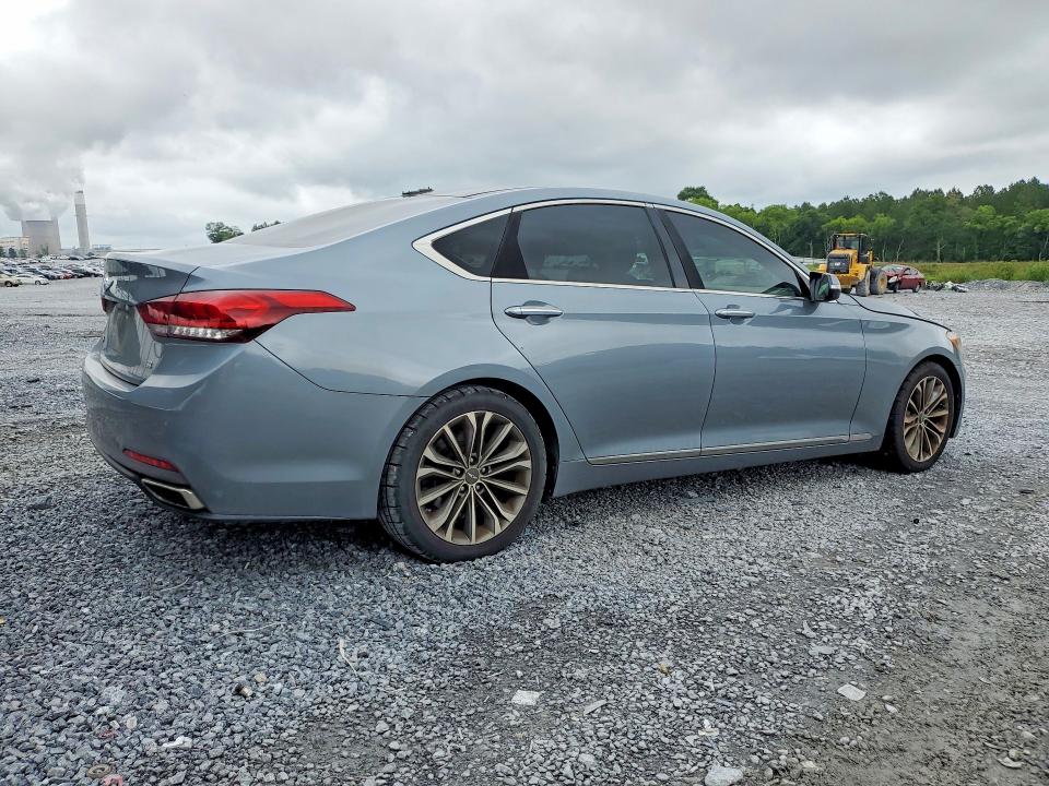 2016 Hyundai VIN KMHGN4JE2GU135612 COPART salvage auction — VANDALISM, Ga - Cert Of Title-Salvage, sold $2,450 on 2026-07-30 (photo 3)