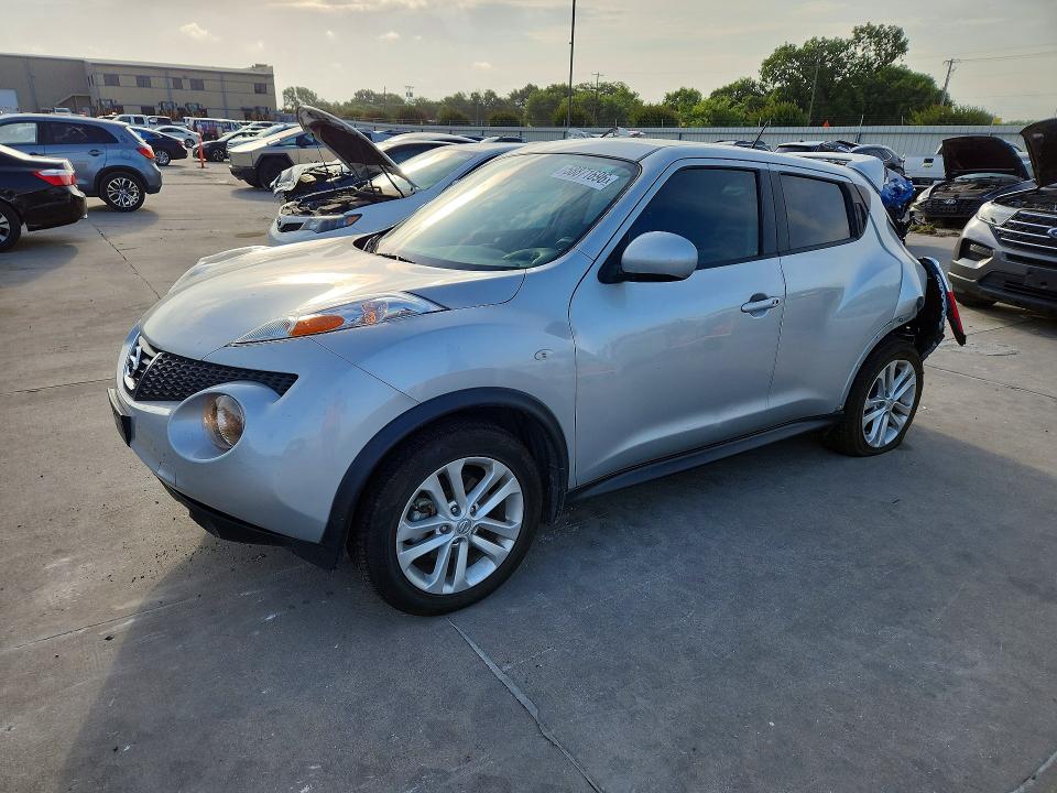 2014 Nissan Juke VIN JN8AF5MV7ET481333 COPART salvage auction — REAR END, Tx - Salvage Vehicle Title, sold $1,150 on 2026-07-09 (photo 1)