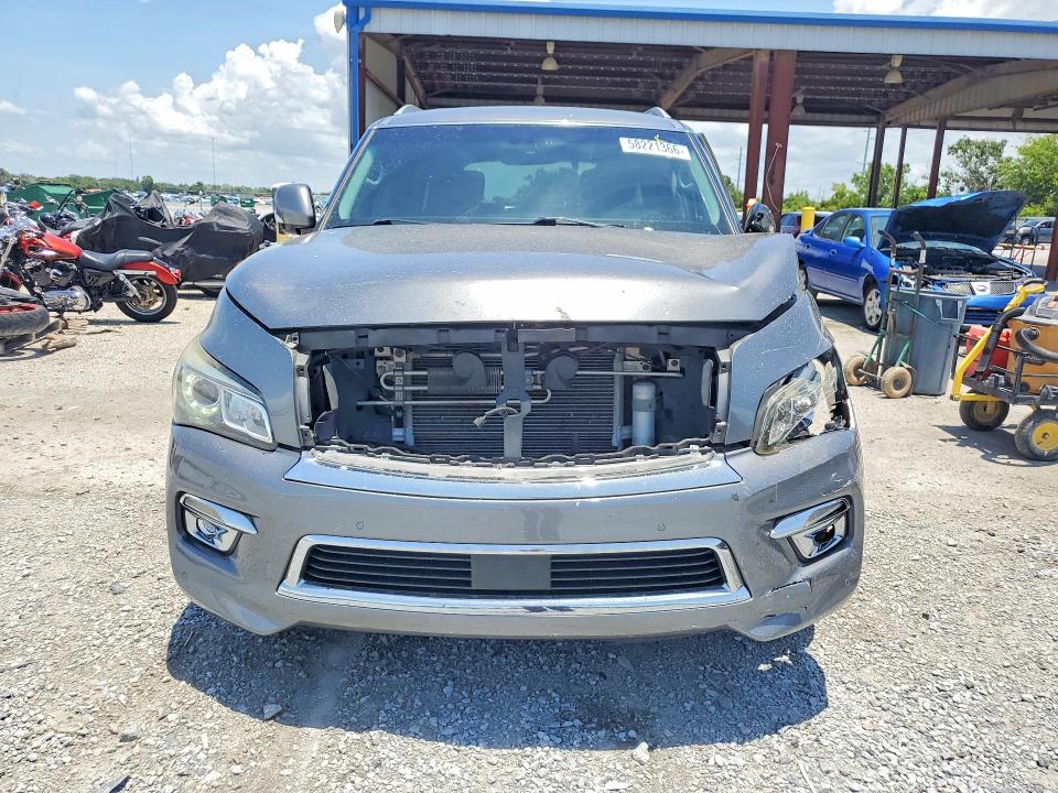 2017 Infiniti Qx80 VIN JN8AZ2NE9H9156981 COPART salvage auction — SIDE, Fl - Cert Of Title Slvg Rebuildable, sold $2,600 on 2026-07-14 (photo 5)