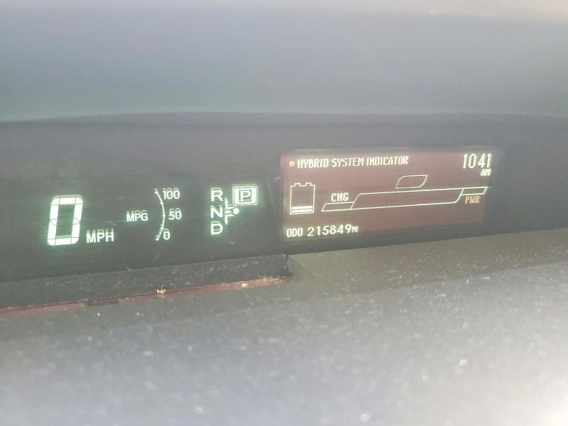 2011 Toyota Prius VIN JTDKN3DU0B0247014 COPART salvage auction — REAR END, Nj - Cert Of Title-Salvage, sold $425 on 2026-07-30 (photo 9)