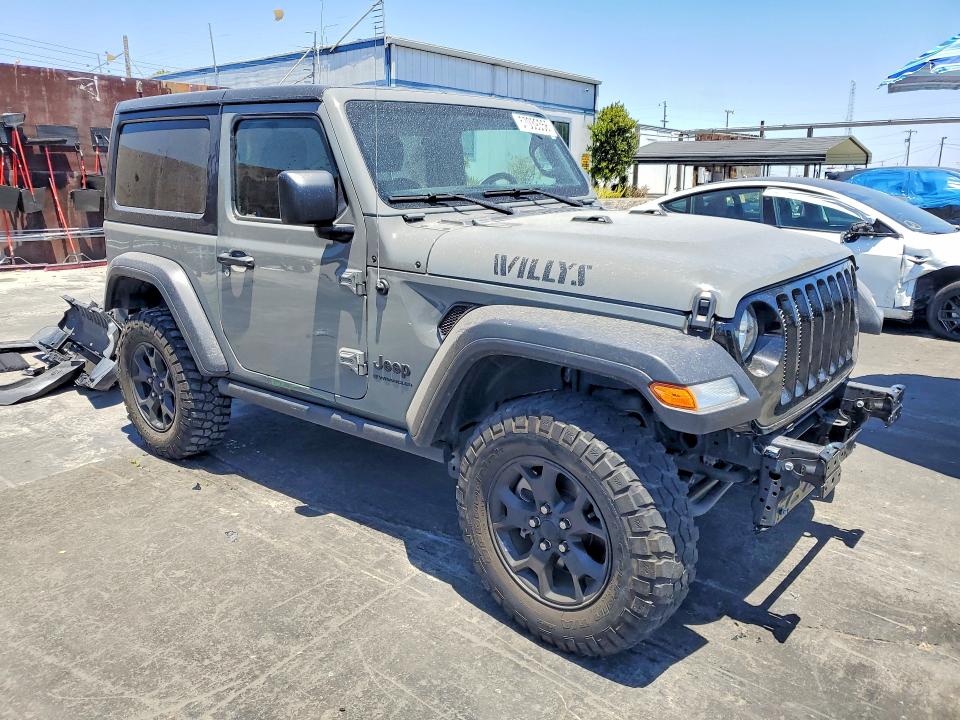 2023 Jeep Wrangler / VIN 1C4HJXAG0PW585593 COPART salvage auction — REAR END, Ca - Salvage Certificate, sold $6,400 on 2026-07-24 (photo 4)