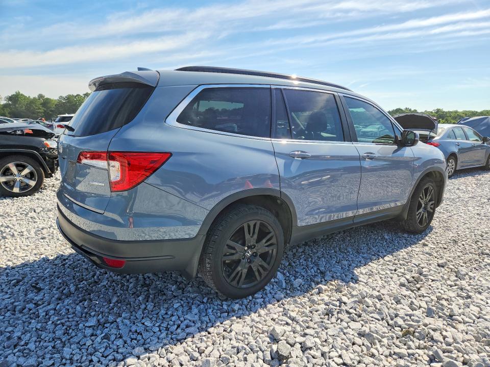 2022 Honda Pilot VIN 5FNYF5H27NB015950 COPART salvage auction — FRONT END, Ga - Cert Of Title-Salvage, sold $10,300 on 2026-07-28 (photo 3)