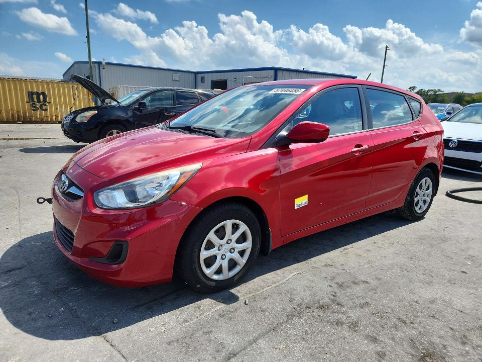 2013 Hyundai VIN KMHCT5AE0DU110990 COPART salvage auction — WATER/FLOOD, FL - CERT OF TITLE-SLVG REBLD FLOOD, sold $450 on 2026-07-02 (photo 1)