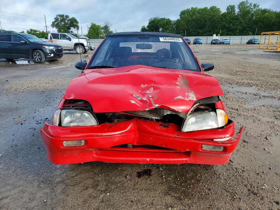 1991 Geo Metro VIN JG1MR3363MK605321 COPART salvage auction — FRONT END, IA - CERT OF TITLE-SALVAGE TITLE, sold $625 on 2026-07-17 (photo 5)