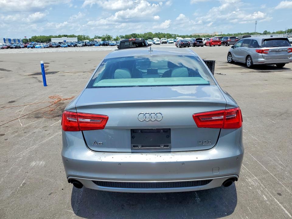 2013 Audi A6 VIN WAUHGAFC4DN041968 COPART salvage auction — FRONT END, Fl - Cert Of Title Slvg Rebuildable, sold $750 on 2026-07-06 (photo 6)