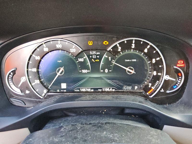 2019 BMW X3 VIN 5UXTR7C57KLF30455 COPART salvage auction — MECHANICAL, TX - CERTIFICATE OF TITLE, sold $6,400 on 2026-07-14 (photo 9)