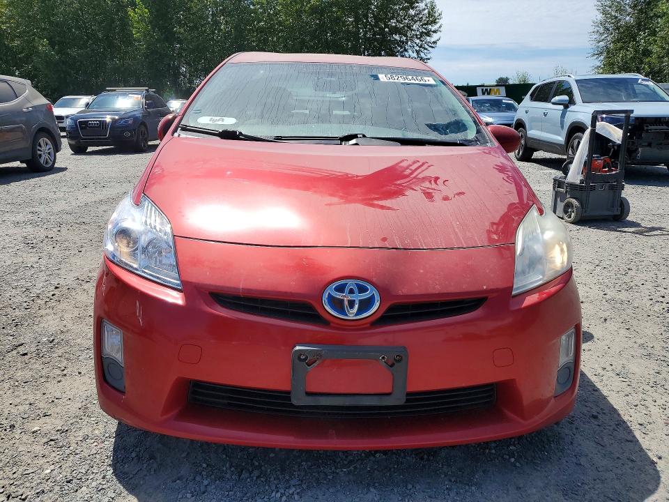 2011 Toyota Prius VIN JTDKN3DU5B5317609 COPART salvage auction — FRONT END, WA - BILL OF SALE, sold $1,750 on 2026-07-20 (photo 5)