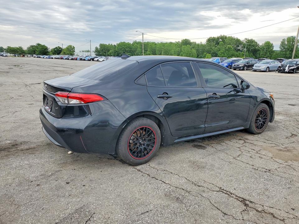 2020 Toyota Corolla VIN 5YFEPRAE7LP130660 COPART salvage auction — HAIL, Ky - Hail Salvage Brand, sold $4,750 on 2026-07-13 (photo 3)