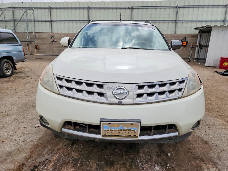 2007 Nissan Murano VIN JN8AZ08W27W647479 COPART salvage auction — BURN, NM - CERT OF TITLE-SALVAGE (P), sold $275 on 2026-07-02 (photo 5)