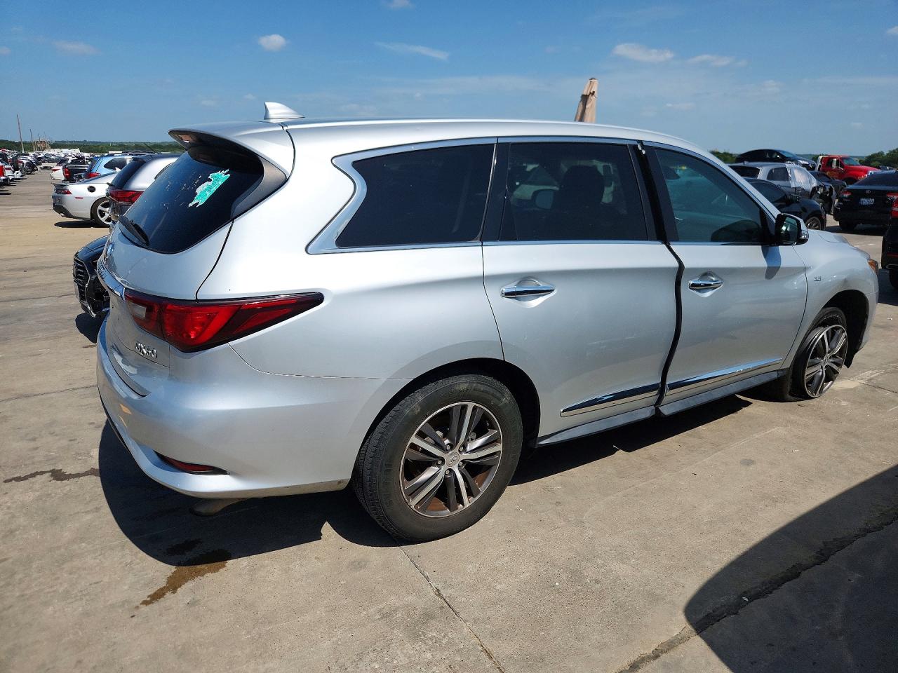 2020 Infiniti QX60 VIN 5N1DL0MM7LC531331 COPART salvage auction — Side, AR - CERTIFICATE OF TITLE, sold $4,400 on 2026-07-09 (photo 3)