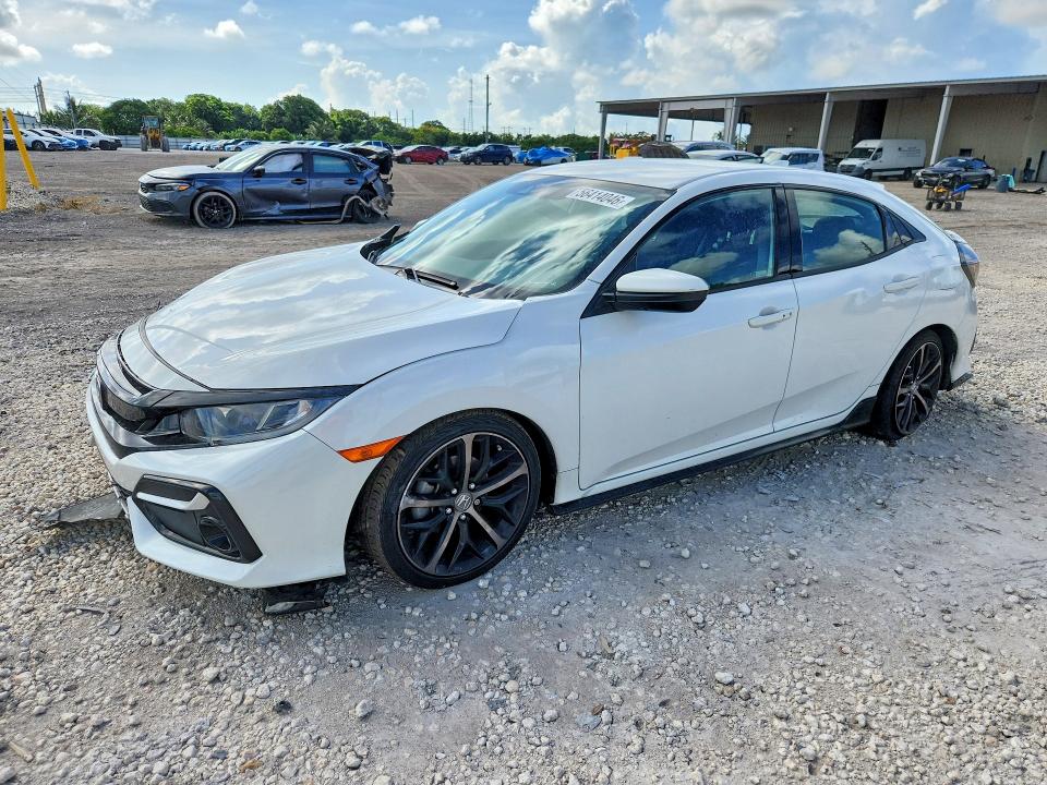 2021 Honda Civic VIN SHHFK7H43MU215463 COPART salvage auction — FRONT END, Fl - Cert Of Title Slvg Rebuildable, sold $2,150 on 2026-07-29 (photo 1)