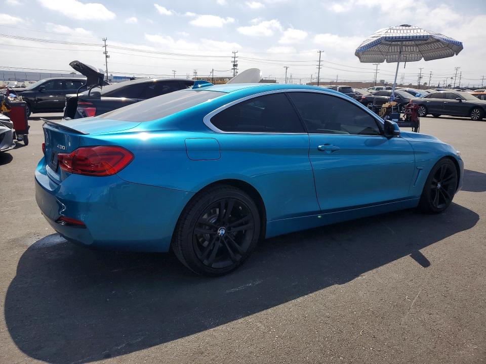 2018 BMW 4 series VIN WBA4W3C5XJAF91328 COPART salvage auction — SIDE, Ca - Salvage Certificate, sold $6,100 on 2026-07-29 (photo 3)