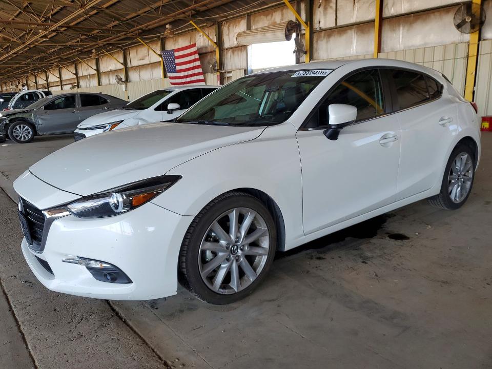 2017 Mazda 3 VIN JM1BN1M3XH1143600 COPART salvage auction — FRONT END, Az - Cert Of Title - Salvage, sold $2,450 on 2026-07-06 (photo 1)
