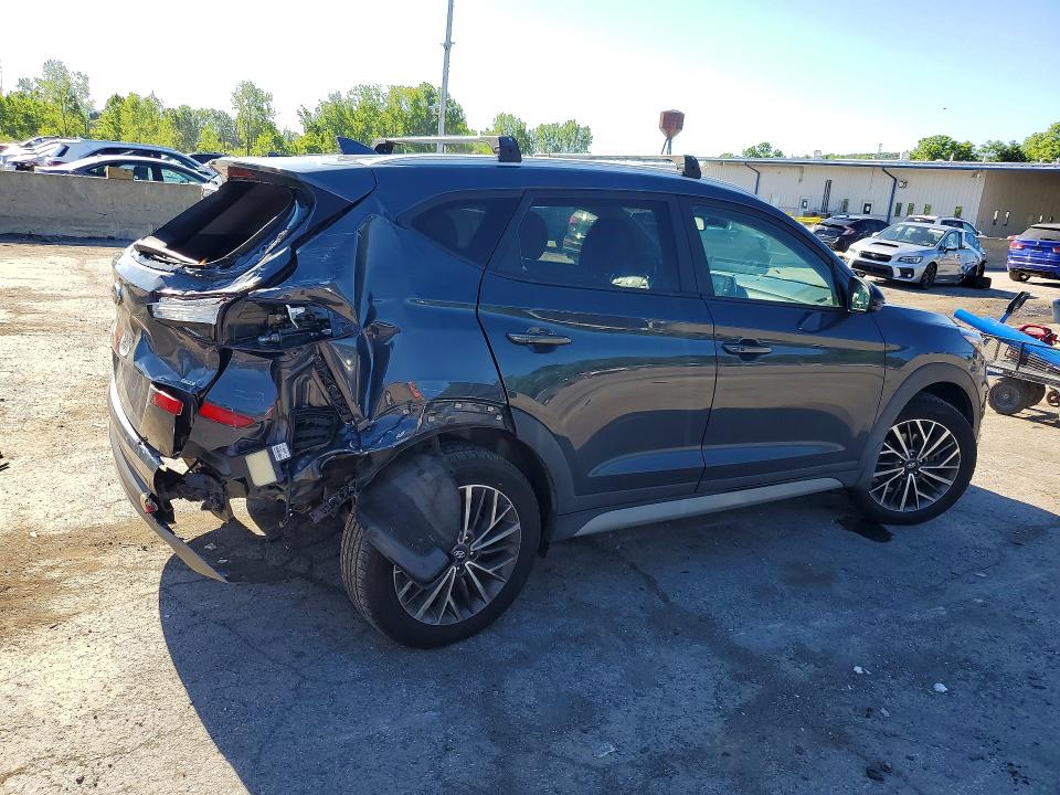 2021 Hyundai Tucson VIN KM8J3CAL4MU355642 COPART salvage auction — REAR END, Ny - Mv-907A Salvage Certificate, sold $3,300 on 2026-07-19 (photo 3)