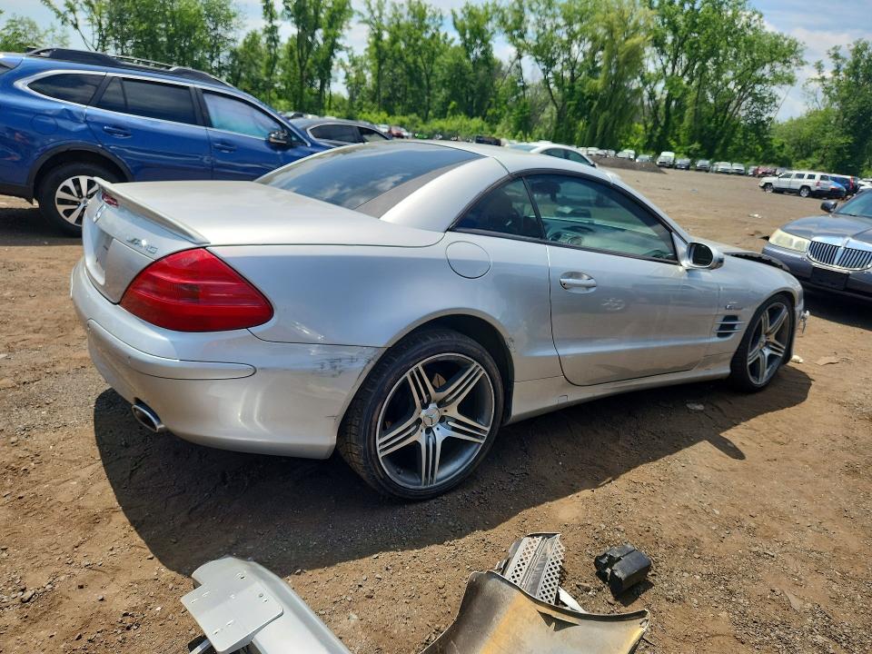 2003 Mercedes-benz Sl-class VIN WDBSK75F93F052543 COPART salvage auction — FRONT END, CT - BILL OF SALE-SALVAGE, sold $525 on 2026-07-21 (photo 3)