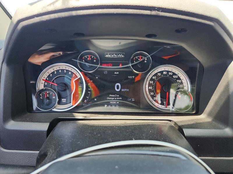 2013 Ram 1500 VIN 1C6RR7LT9DS524387 COPART salvage auction — ROOF, Il - Salvage Certificate, sold $2,800 on 2026-07-22 (photo 9)