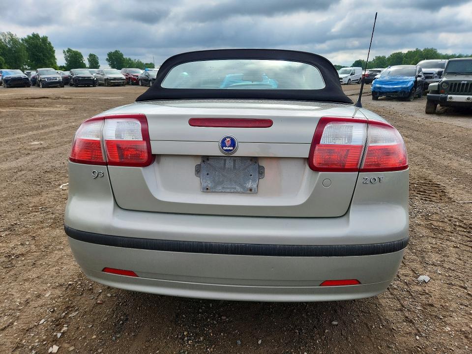 2006 Saab 9-3 VIN YS3FD79Y466004664 COPART salvage auction — FRONT END, MI - CERTIFICATE OF TITLE, sold $900 on 2026-07-15 (photo 6)