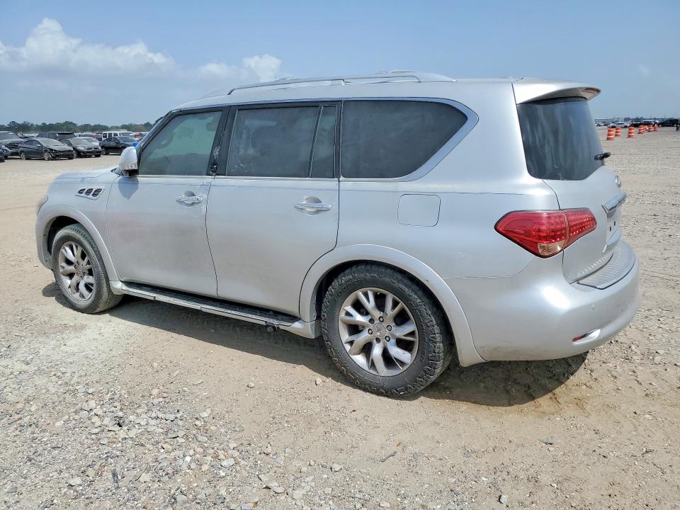 2011 Infiniti Qx56 VIN JN8AZ2ND2B9701188 COPART salvage auction — MINOR DENT/SCRATCHES, Tx - Certificate Of Title (P), sold $1,450 on 2026-07-23 (photo 2)