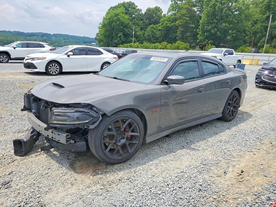 2017 Dodge Charger VIN 2C3CDXGJ0HH625115 COPART salvage auction — FRONT END, Nc - Salvage Certificate Of Title, sold $5,400 on 2026-07-30 (photo 1)