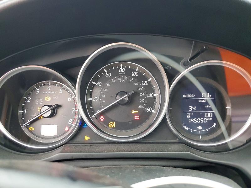 2016 Mazda 6 VIN JM1GJ1V52G1438674 COPART salvage auction — FRONT END, TX - CERTIFICATE OF TITLE, sold $700 on 2026-07-16 (photo 9)