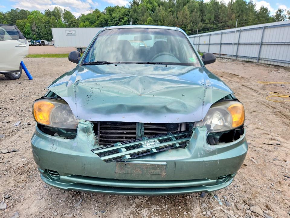 2005 Hyundai Accent VIN KMHCG45C35U622607 COPART salvage auction — FRONT END, Va - Certificate Of Title, sold $400 on 2026-07-06 (photo 5)
