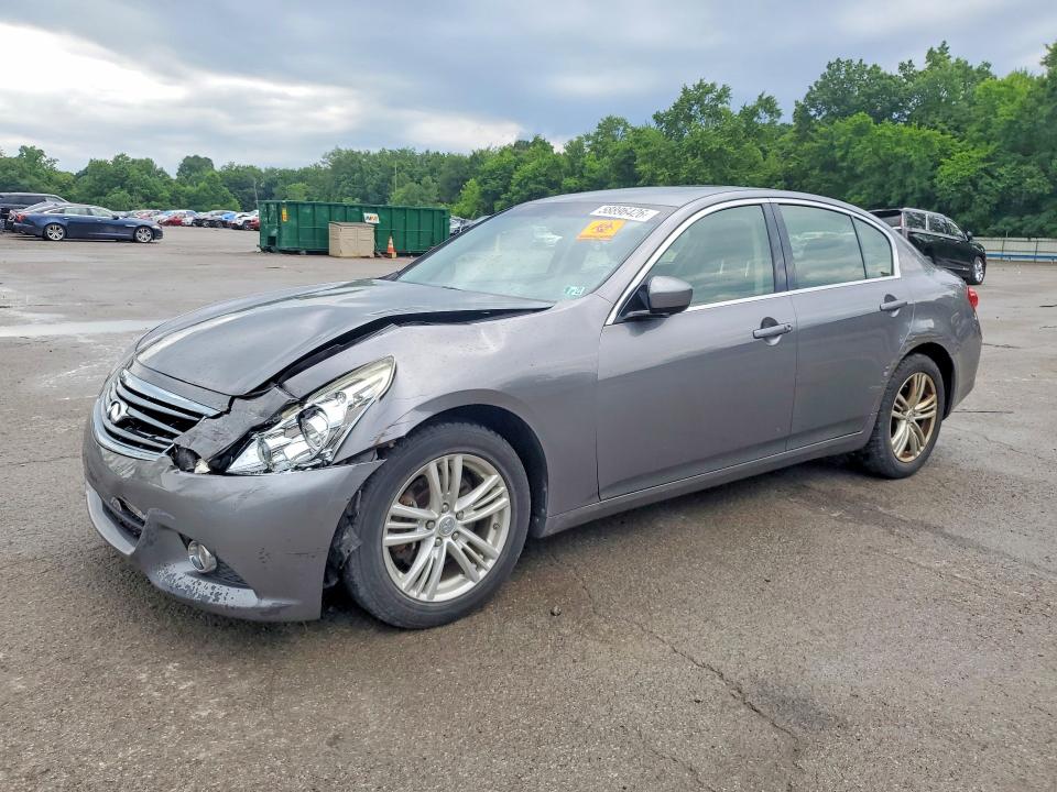 2012 Infiniti VIN JN1CV6ARXCM681007 COPART salvage auction — FRONT END, Pa - Certificate Of Salvage, sold $3,000 on 2026-07-16 (photo 1)