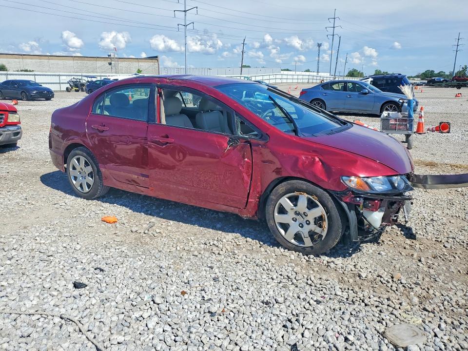 2011 Honda Civic VIN 19XFA1F54BE032573 COPART salvage auction — FRONT END, OH - CERT OF TITLE-SALVAGE, sold $950 on 2026-07-02 (photo 4)