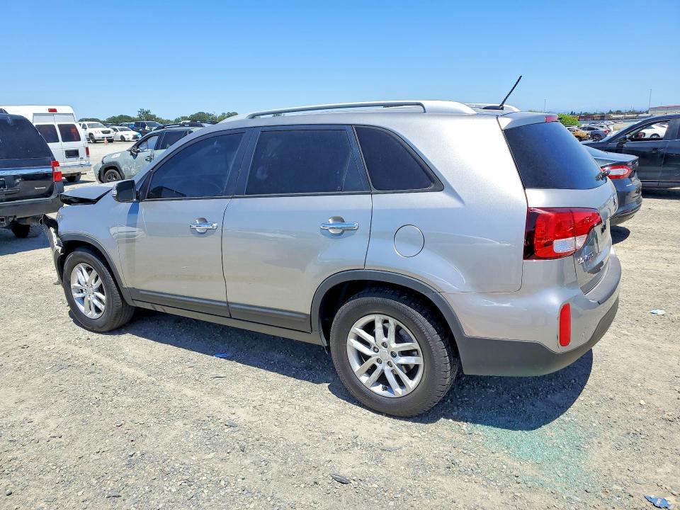 2014 Kia Sorento VIN 5XYKT3A63EG478645 COPART salvage auction — FRONT END, Ca - Salvage Certificate, sold $550 on 2026-07-09 (photo 2)