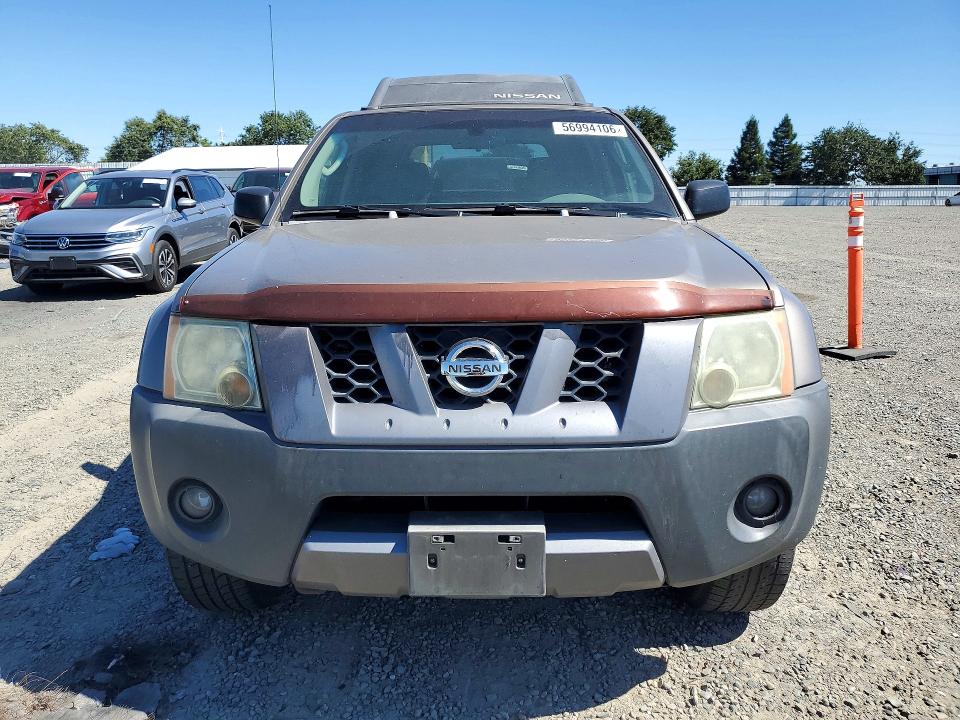 2006 Nissan Xterra VIN 5N1AN08U66C555258 COPART salvage auction — NORMAL WEAR, CA - DIS/DLR/EXP APP FOR DUP CLEAN, sold $650 on 2026-07-09 (photo 5)