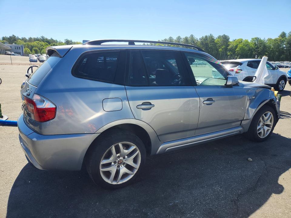 2006 BMW X3 VIN WBXPA93496WG81317 COPART salvage auction — FRONT END, Ri - Salvage Certificate Of Title, sold $425 on 2026-07-07 (photo 3)