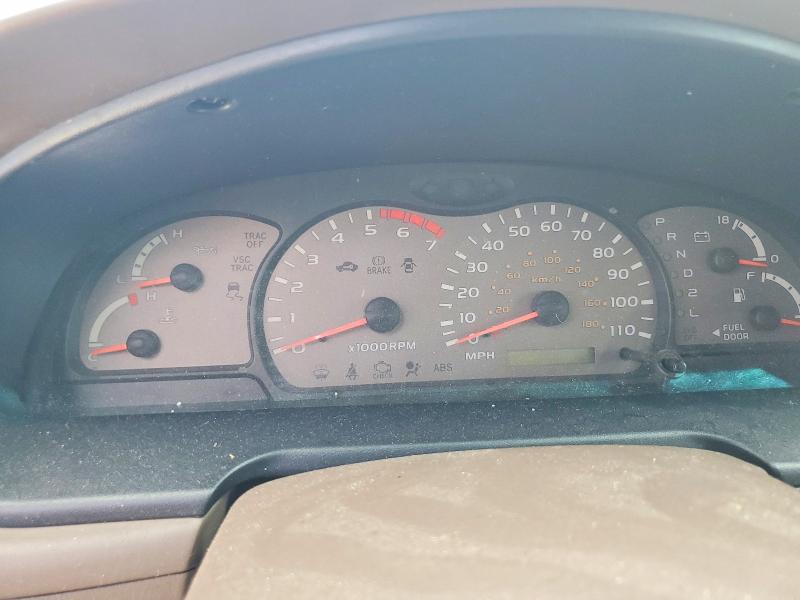 2001 Toyota VIN 5TDZT34A11S022803 COPART salvage auction — FRONT END, MS - CERT OF TITLE-SALVAGED, sold $1,050 on 2026-07-31 (photo 9)