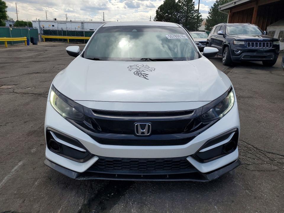 2020 Honda Civic VIN SHHFK7H39LU211620 COPART salvage auction — SIDE, CO - PUBLIC - SALVAGE TITLE (P), sold $3,650 on 2026-07-28 (photo 5)
