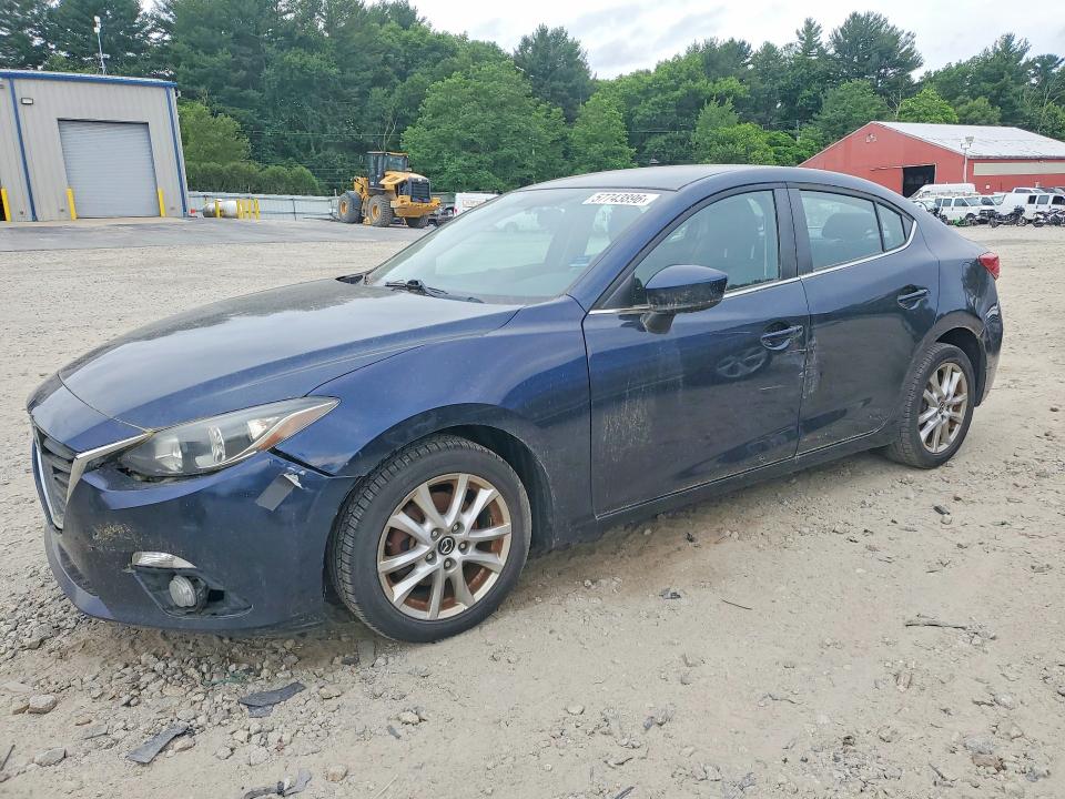 2016 Mazda 3 VIN JM1BM1V79F1218613 COPART salvage auction — FRONT END, MA - CERTIFICATE OF TITLE, sold $2,400 on 2026-07-06 (photo 1)