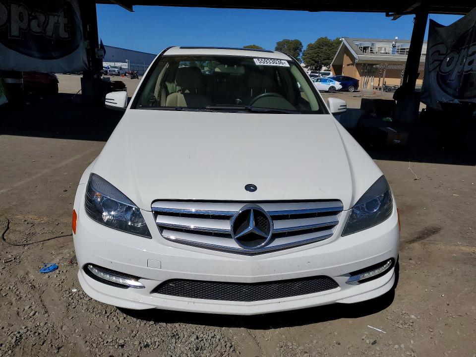 2011 Mercedes-benz C class VIN WDDGF5EB7BR174821 COPART salvage auction — REAR END, CA - SALVAGE CERTIFICATE, sold $1,550 on 2026-07-14 (photo 5)
