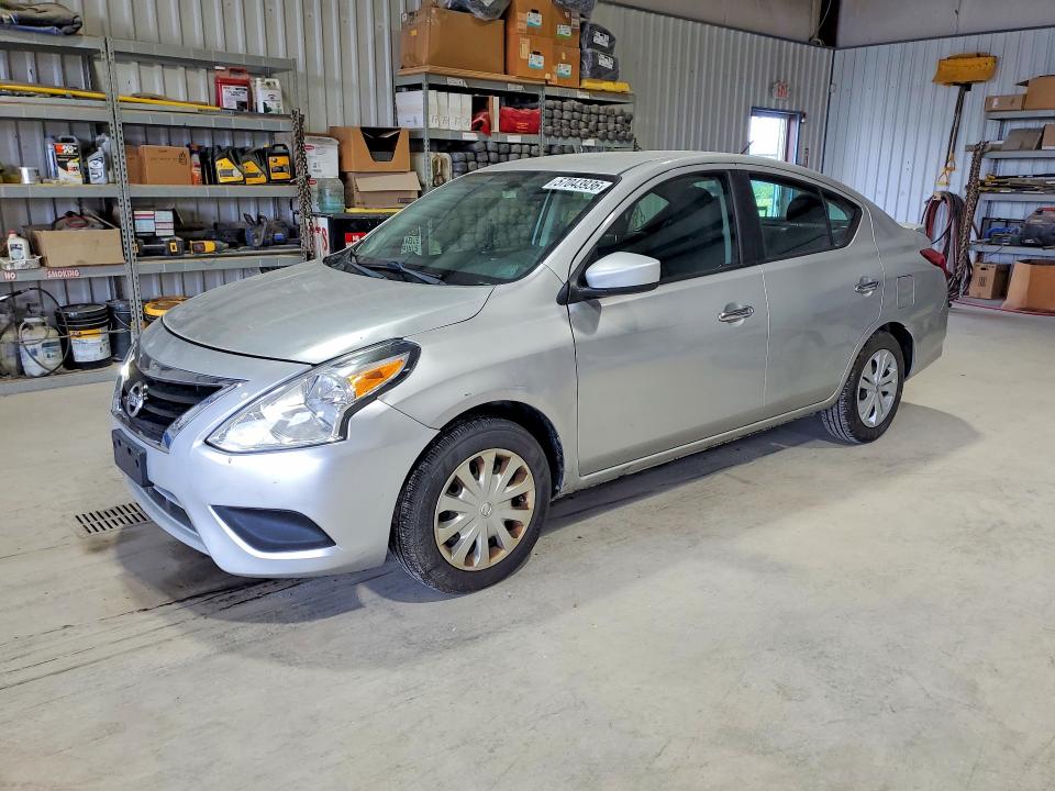2017 Nissan Versa VIN 3N1CN7AP9HK436243 COPART salvage auction — FRONT END, MT - CERTIFICATE OF TITLE, sold $850 on 2026-07-10 (photo 1)