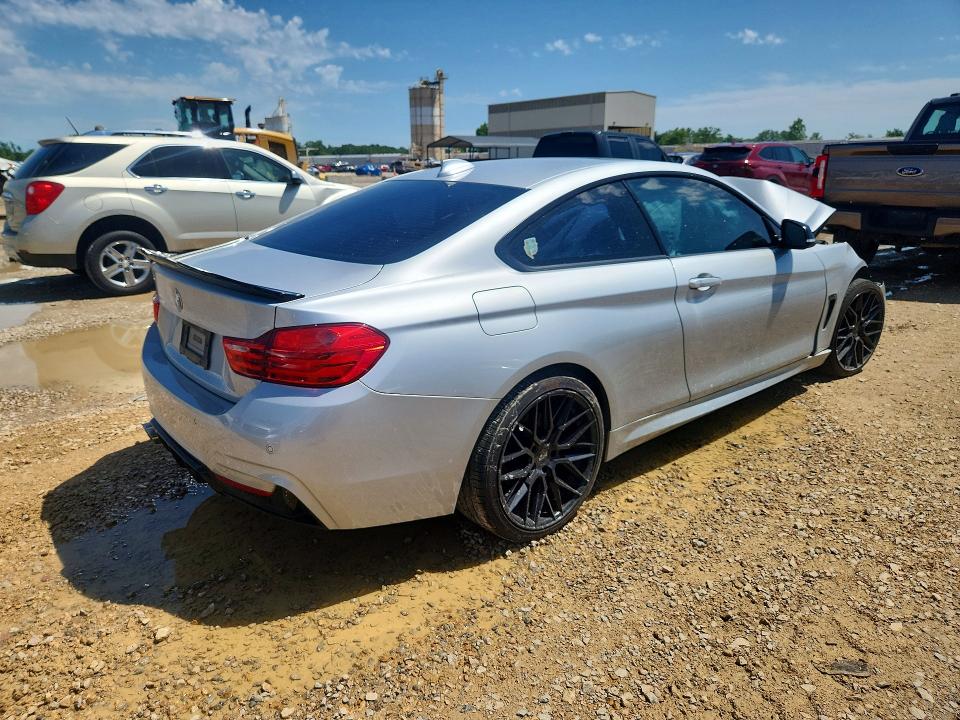 2015 BMW 4er VIN WBA3N7C59FK224067 COPART salvage auction — FRONT END, Mo - Salvage Certificate Of Title, sold $550 on 2026-07-30 (photo 3)